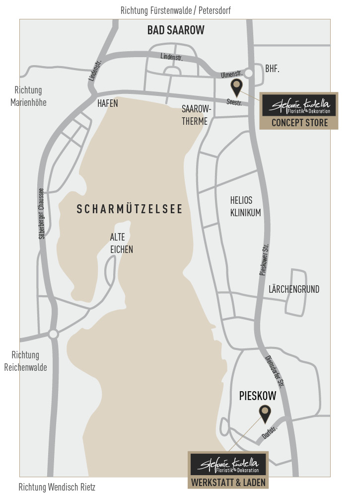 Lageplan Bad Saarow kudella